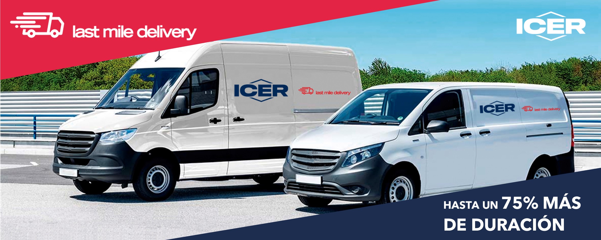 ICER amplía la gama LMD: Pastillas de freno de larga duración para vehículos de reparto